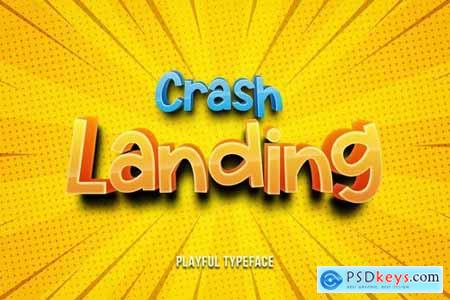 Crash Landing - Playful Font