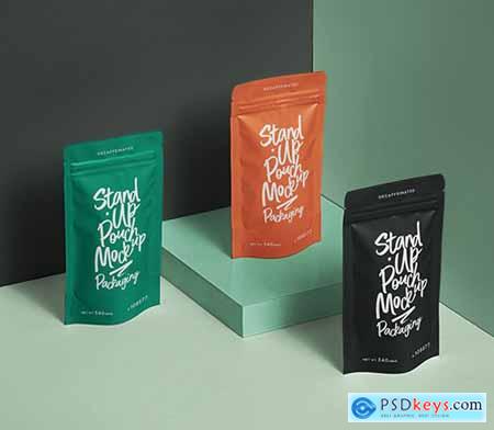 Packaging Psd Stand Up Pouch Mockup
