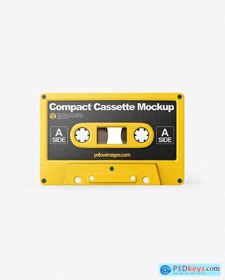 Compact Cassette Mockup 64103