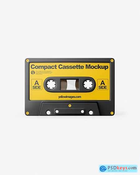 Compact Cassette Mockup 64103