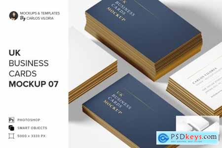 UK Business Cards Mockup 07 5217179