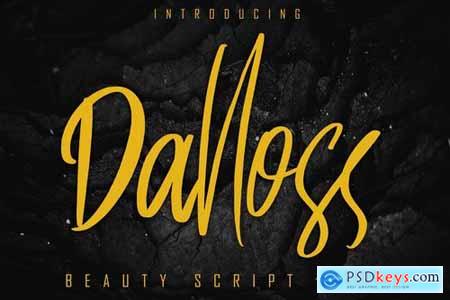 Dalloss Beauty Script Font