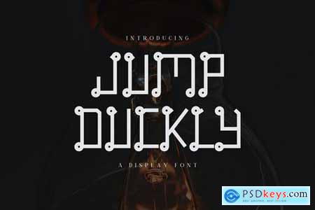 Jump Duckly - Display Font