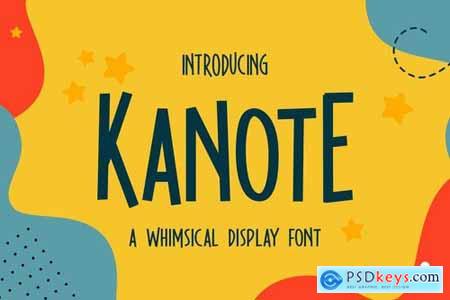 Kanote - Whimsical Display Font