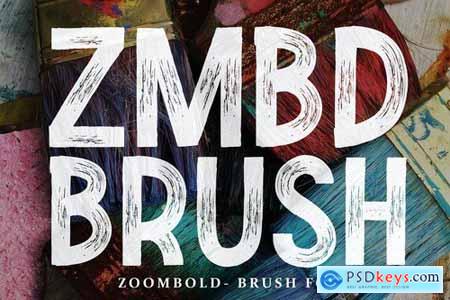 Zoombold Brush Font