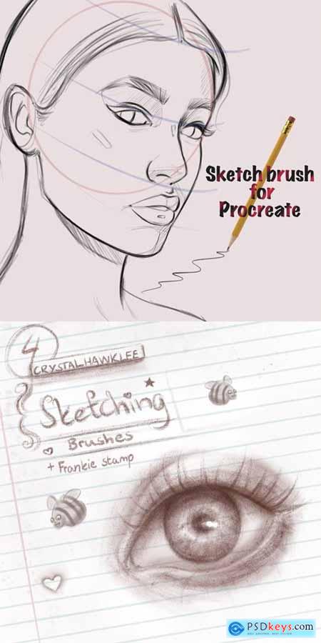 Sketching Brushes for Procreate