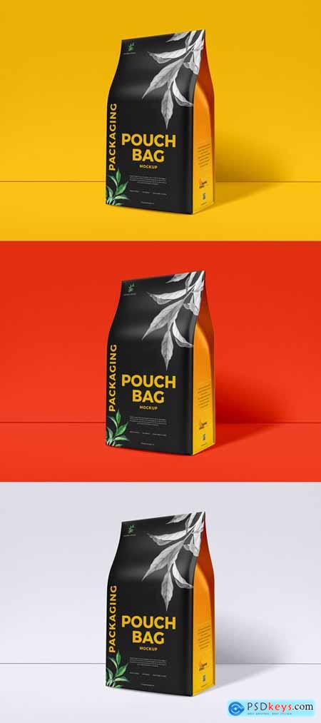 Packaging Pouch Bag PSD Mockup