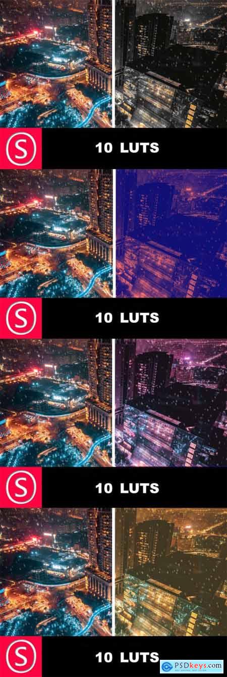 10 LUTs Pack