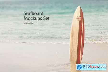 Surfboard Mockups Set 5215163