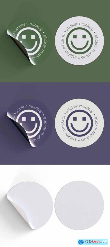 Download Sticker Mockup » Free Download Photoshop Vector Stock ...