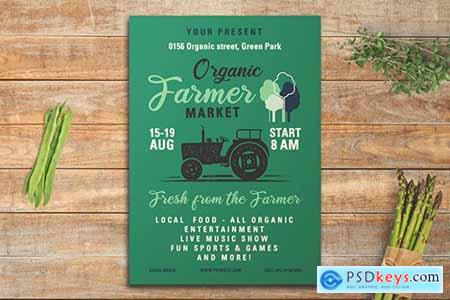 Organic Farmer Market Flyer