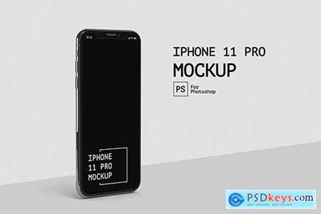 IPhone 11 Pro Side View Mockup RZ