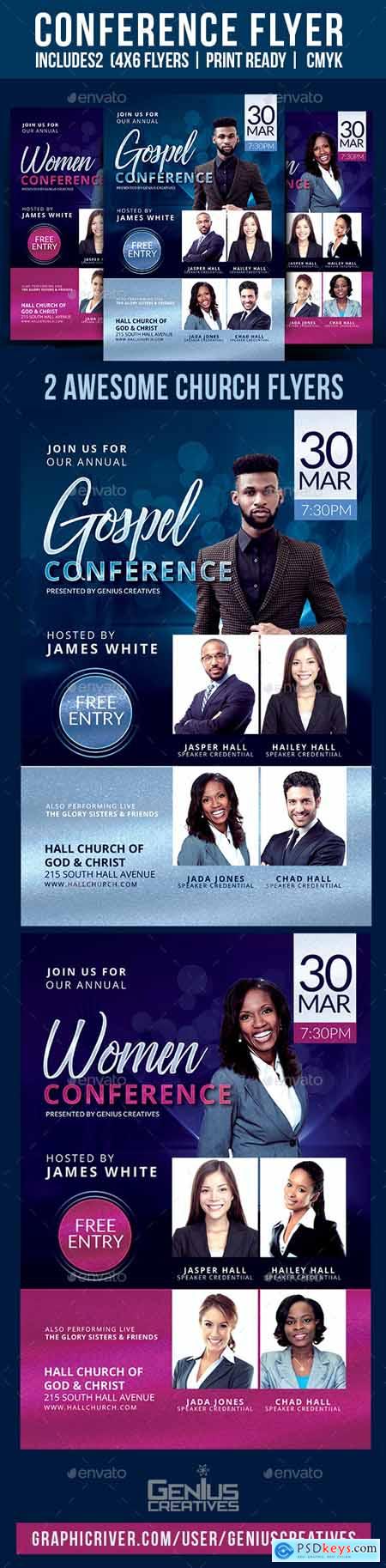 Church Conference Flyer Template V5 24973768