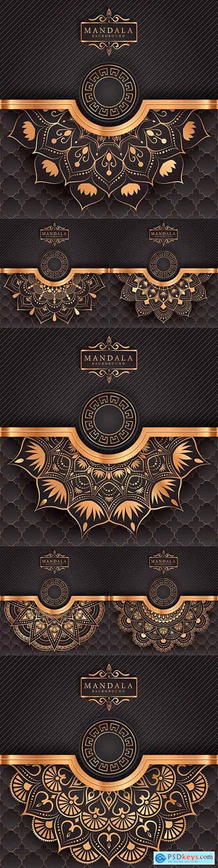 Luxury mandala decorative ethnic background element
