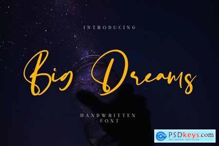 Big Dreams - Handwritten Font