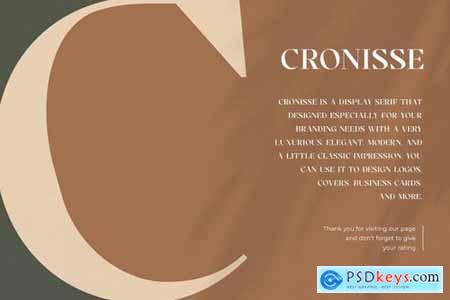 Cronisse - Modern Display Serif