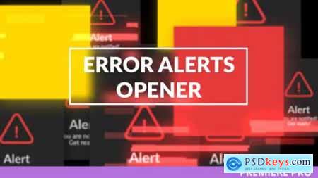 Error Messages Glitch Opener for Premiere 27911997