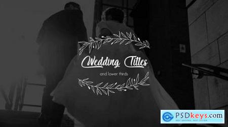 Wedding Titles and Lower Thirds 26068780
