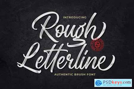 Rough Letterline Authentic Brush Font 5186060