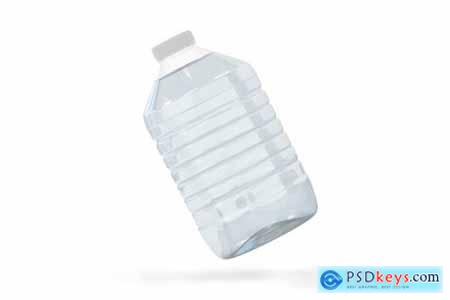 5L Clear PET Water Bottle Mockup 5233942