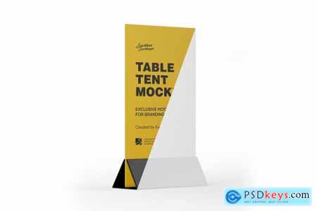Plastic Table Tent Mockup 5242102