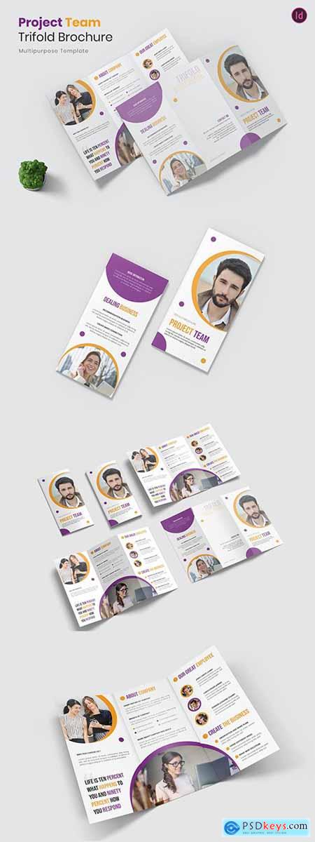 Project Team Trifold Brochure