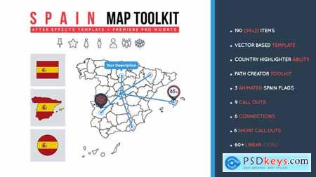 Spain Map Toolkit 27927214