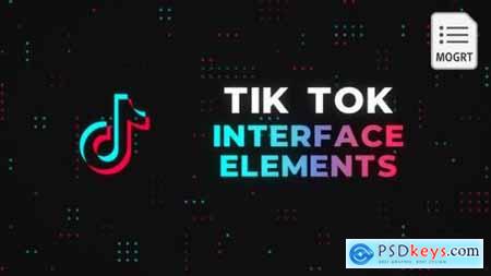 Tik Tok Interface Elements MOGRT 27955906