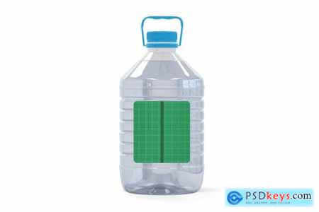 5L Clear PET Water Bottle Mockup 5233909