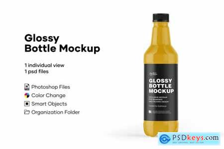Glossy Bottle Mockup 5242097
