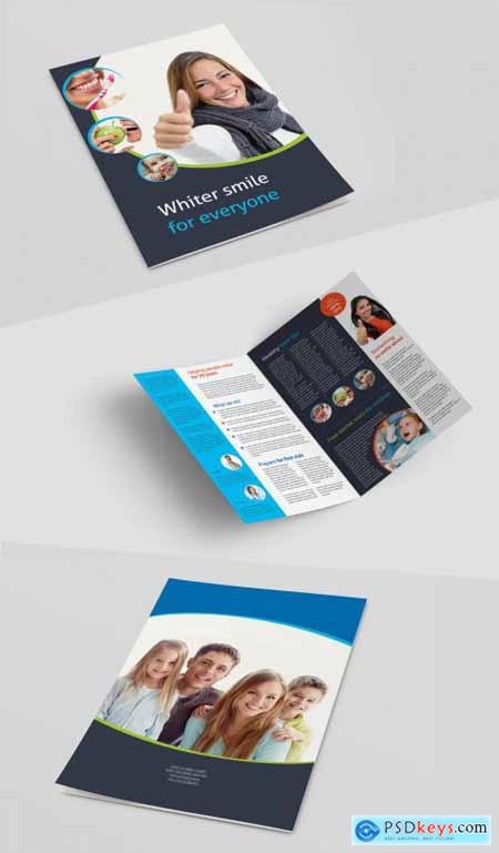 Blue and White Brochure Layout 206100703