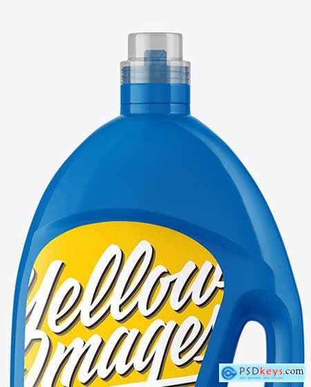 Glossy Detergent Bottle Mockup 63863