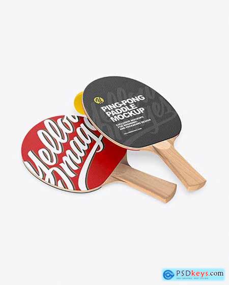 Ping-Pong Paddle Mockup 63592