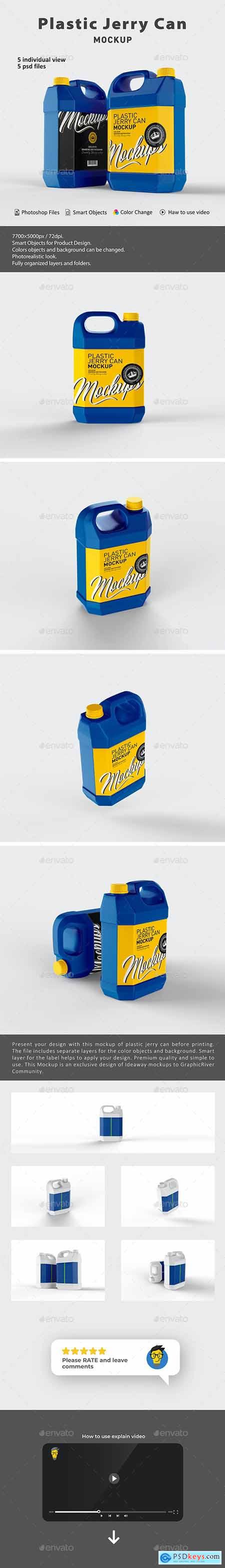 Plastic Jerry Can Mockup 26561750