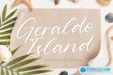Geraldo Island YH - Luxury Handwritten Font