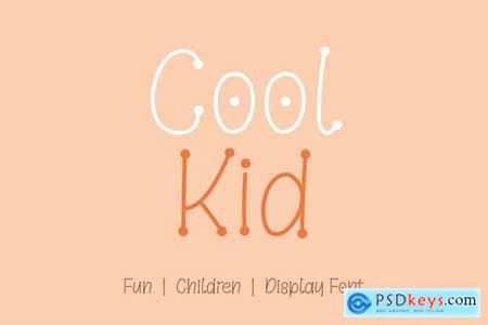 Cool Kid - Fun Children Display Font