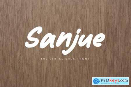 Sanjue - The Simple Brush Font