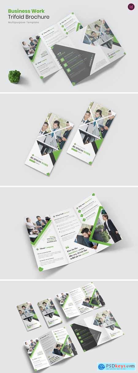 Business Work Trifold Brochure