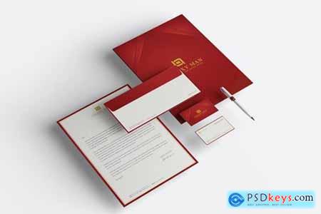 Red Branding Identity & Stationery Pack
