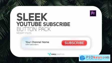 Sleek Youtube Subscribe Button Pack 27973336