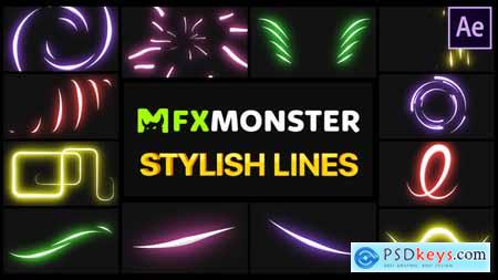 Stylish Lines - After Effects 27989816