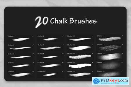 Chalker - Procreat Brushes