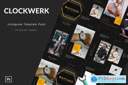 Clockwerk - Instagram Template Pack