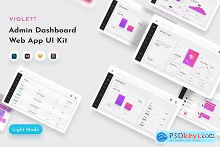 Violett Dashboard Web UI Kit