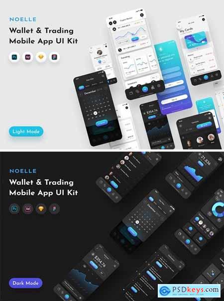 Noelle Wallet & C-currency Mobile App UI Kit