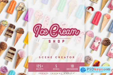 Ice Cream Scene Creator #01 4487477