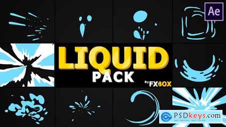 Abstract Liquid Shapes - After Effects 28043522