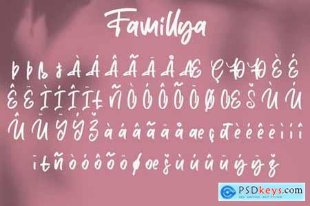 Famillya Handwritten Font