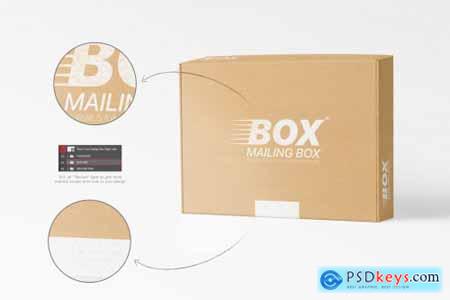 Mailing Box Mockups Set