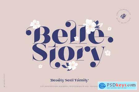Belle Story - beauty serif family 5173153